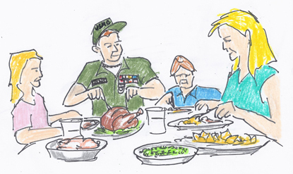 Host a Marine for Thanksgiving Dinner